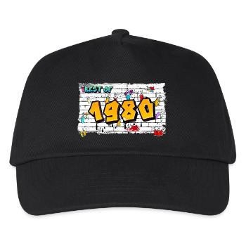 Best of 1980 Graffiti – 45 Years of Grunge Spirit - Kids’ Baseball Cap - black - Front