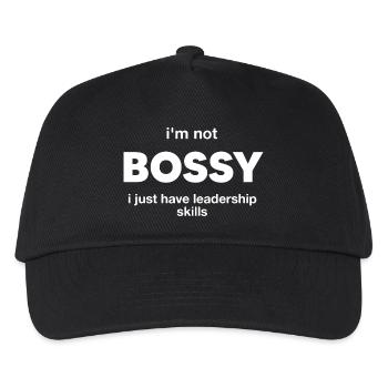 I'm not bossy I just have leadership skills - Kids’ Baseball Cap - black - Front