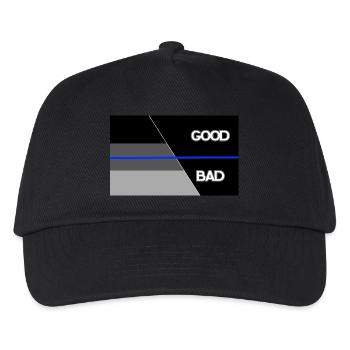 Shadow blueline good bad - Kinder Basecap - Schwarz - Vorne