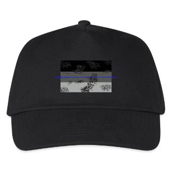 Shadow used blueline - Kinder Basecap - Schwarz - Vorne