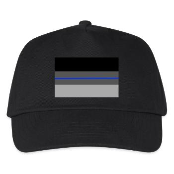 Shadow Deutschlandflagge blueline - Kinder Basecap - Schwarz - Vorne