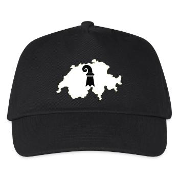 Basel-Stadt Switzerland - Kids’ Baseball Cap - black - Front
