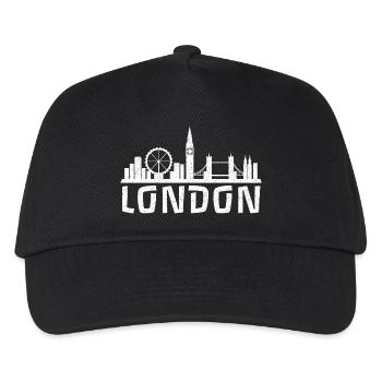 London Calling - Kinder Basecap - Schwarz - Vorne