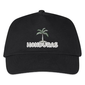 Honduras Honduras - Casquette de baseball Enfant - noir - Devant