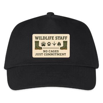 Zookeeper Animal Care Worker Zoo Angestellter - Kinder Basecap - Schwarz - Vorne