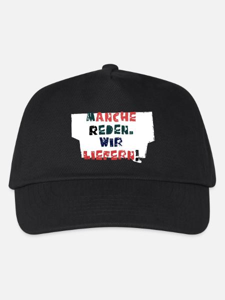 Reden & Handeln! - Kinder Basecap - Schwarz