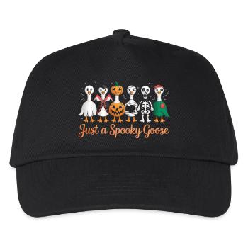 Nur eine gruselige Gans Halloween-Stimmung - Kinder Basecap - Schwarz - Vorne