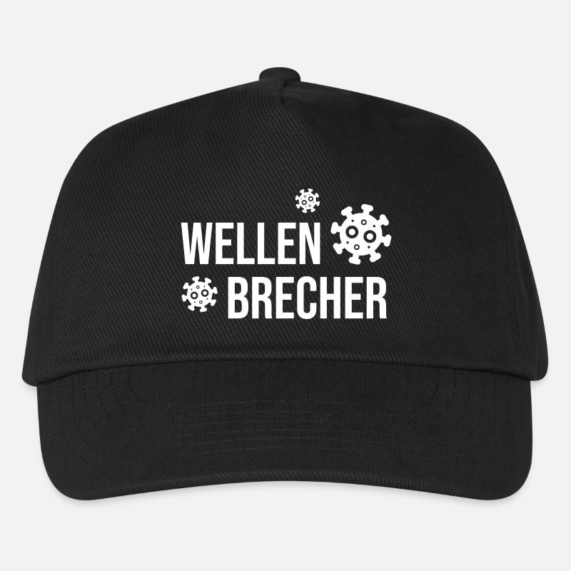 Wellenbrecher - Kinder Basecap - Schwarz