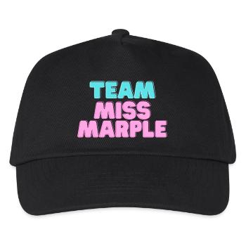 Team Miss Marple colored - Kids’ Baseball Cap - black - Front