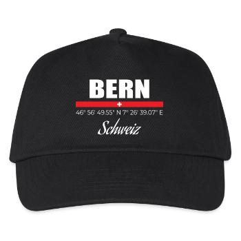 Bern - Casquette de baseball Enfant - noir - Devant