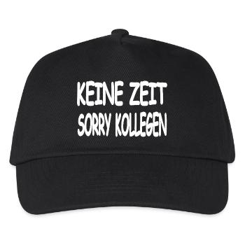 Kollegen - Kinder Basecap - Schwarz - Vorne