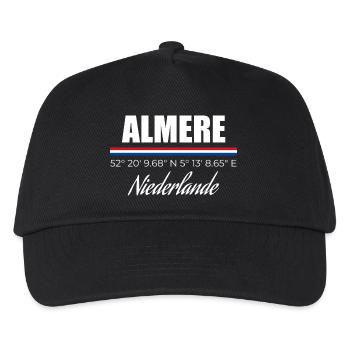 Almere - Kinder Basecap - Schwarz - Vorne
