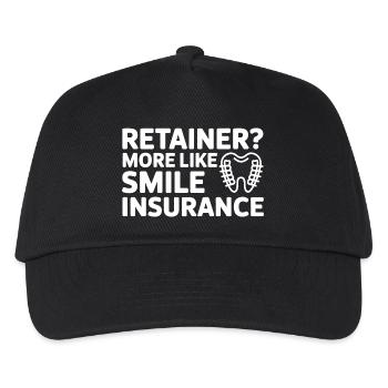 Retainer Life Smile Protection Art - Casquette de baseball Enfant - noir - Devant