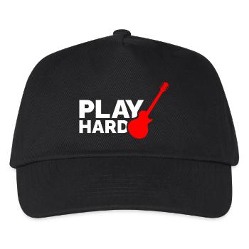 Play Hard - Kids’ Baseball Cap - black - Front