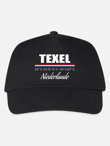 Texel - Kinder Basecap - Schwarz