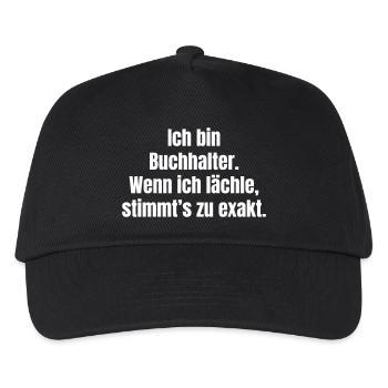 I'm an accountant - laughter confirmed - Kids’ Baseball Cap - black - Front