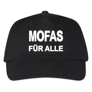 Mobylette - Casquette de baseball Enfant - noir - Devant