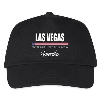 Las Vegas - Kinder Basecap - Schwarz - Vorne