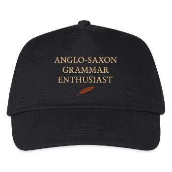 Ancient English Runic Alphabet - Kids’ Baseball Cap - black - Front