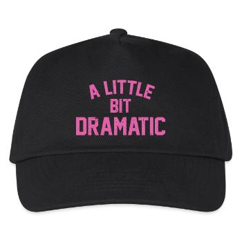 A Liitle Bit Dramatic - Kids’ Baseball Cap - black - Front