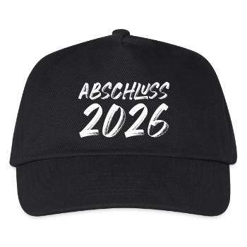 Abschluss 2026 - Kinder Basecap - Schwarz - Vorne