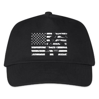 Amerikanischer Patriot Pflanzenliebhaber - Kinder Basecap - Schwarz - Vorne