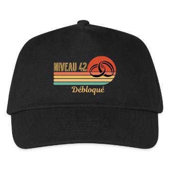 Mother-of-Pearl Wedding - 42 Years of Marriage - Kids’ Baseball Cap - black - Front