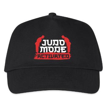 Judo Kampfsport - Kinder Basecap - Schwarz - Vorne