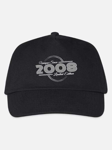 Einzigartiger 18 Geburtstag Jahrgang 2008 Retro - Kinder Basecap - Schwarz