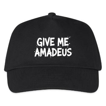 Gib Mir Amadeus - Kinder Basecap - Schwarz - Vorne