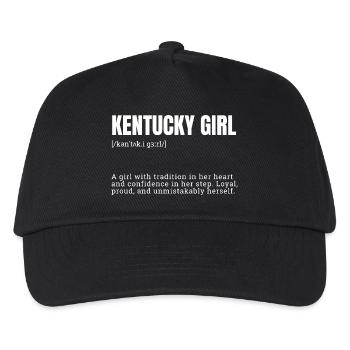 Kentucky Girl Heritage Design - Kinder Basecap - Schwarz - Vorne