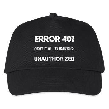 Conspiracy Theory - Kids’ Baseball Cap - black - Front