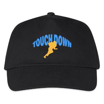TOUCH DOWN - Kinder Basecap - Schwarz - Vorne
