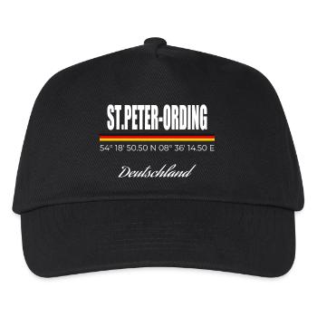 St. Peter-Ording - Kids’ Baseball Cap - black - Front