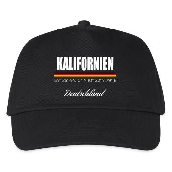 Kalifornien - Kinder Basecap - Schwarz - Vorne