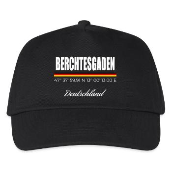 Berchtesgaden - Kinder Basecap - Schwarz - Vorne