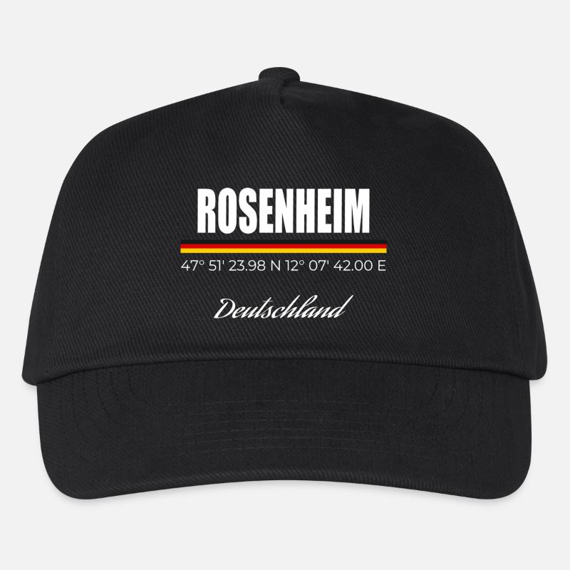 Rosenheim - Kinder Basecap - Schwarz