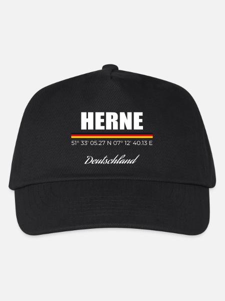 Herne - Kinder Basecap - Schwarz
