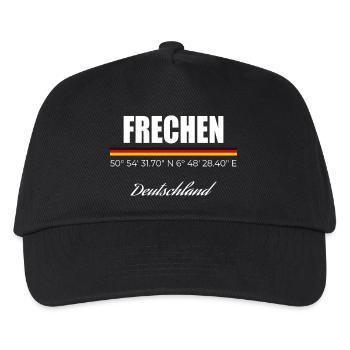 Frechen - Kinder Basecap - Schwarz - Vorne
