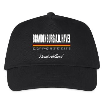 Brandenburg an der Havel - Kinder Basecap - Schwarz - Vorne