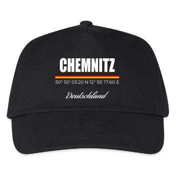 Chemnitz - Kinder Basecap - Schwarz - Vorne