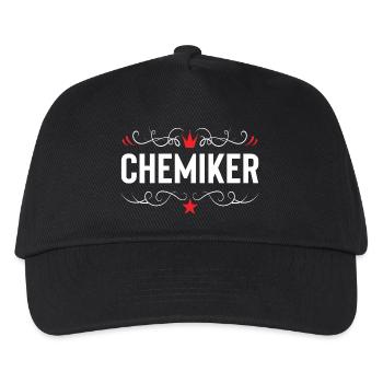 Chemiker Beruf - Kinder Basecap - Schwarz - Vorne