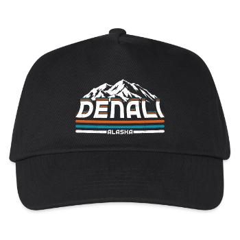 Parc national Alaska Denalis - Casquette de baseball Enfant - noir - Devant