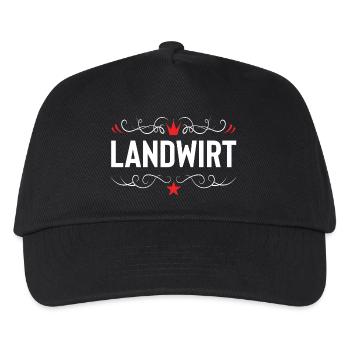 Landwirt Beruf - Kinder Basecap - Schwarz - Vorne