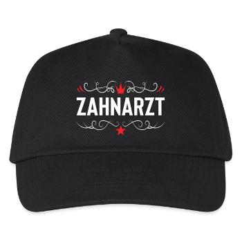 Zahnarzt - Kinder Basecap - Schwarz - Vorne