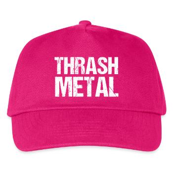 Typographie du thrash metal grunge - Casquette de baseball Enfant - fuchsia - Devant