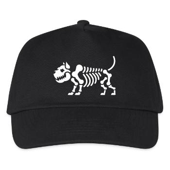Skeleton Dog Aggressive Zombie Dog For - Kids’ Baseball Cap - black - Front