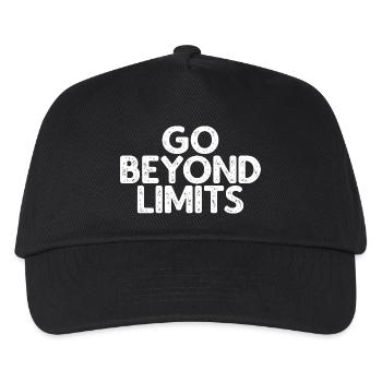 Go Beyond Limits - Kids’ Baseball Cap - black - Front