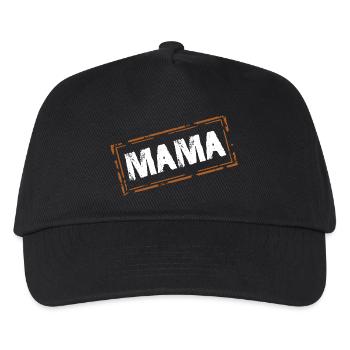 mama - Kinder Basecap - Schwarz - Vorne