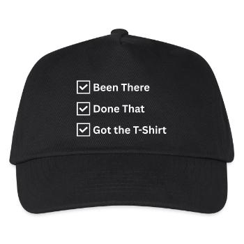 Been There Done That Got the T-Shirt Funny List - Kinder Basecap - Schwarz - Vorne